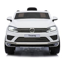 Macchina Elettrica per Bambini Suv 12V Volkswagen Touareg Bianca-2