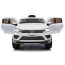 Macchina Elettrica per Bambini Suv 12V Volkswagen Touareg Bianca-4