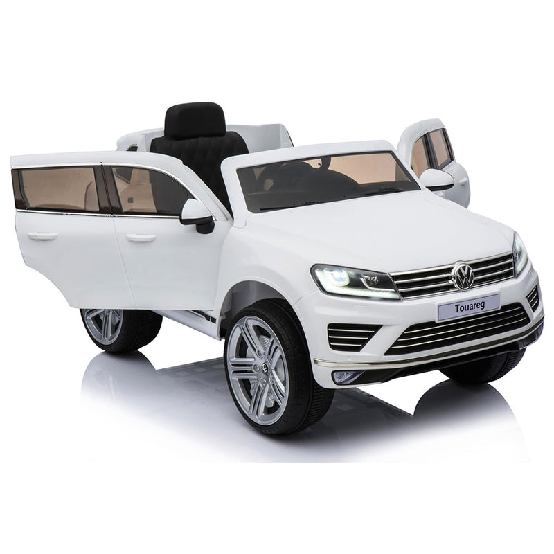 Macchina Elettrica per Bambini Suv 12V Volkswagen Touareg Bianca-5