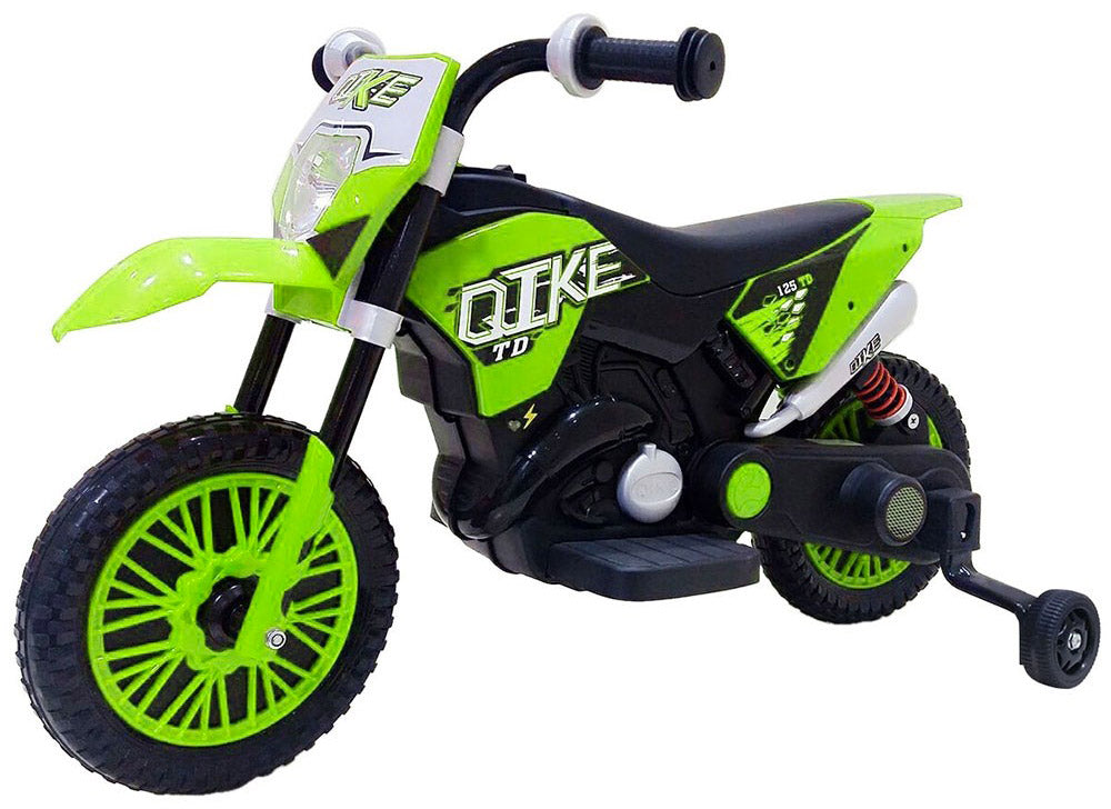 Moto Elettrica per Bambini 6V Motocross Verde – acquista su Giordano Shop