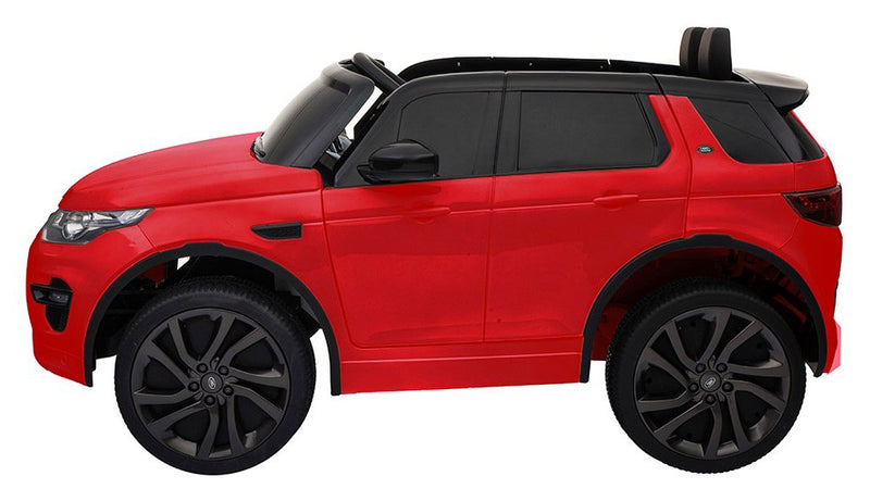 Macchina Elettrica Suv per Bambini 12V Land Rover Discovery Rossa-3