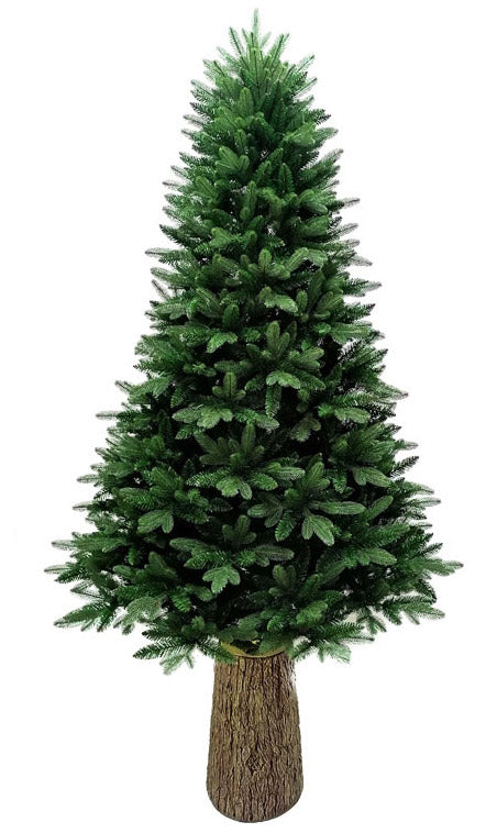 sconto Albero di Natale Artificiale 260 cm 64 Rami con Tronco Pioppo del Gargano Verde