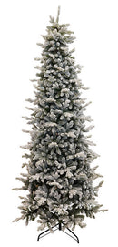 Albero di Natale Artificiale Innevato Pino Silvestre Verde Varie Misure-1