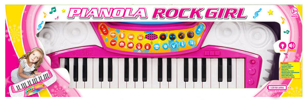 prezzo Pianola 37 Tasti con Mp3 e Registratore Rock Girl Rosa