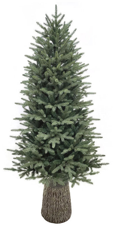 sconto Albero di Natale Artificiale 240 cm 60 Rami con Tronco Pino Adamello Verde