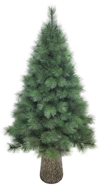 Albero finto di eucalipto ANUHEA, tronco finto, verde-grigio, 140cm