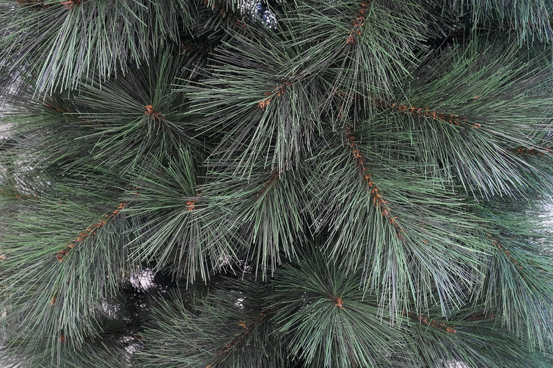 Albero di Natale Artificiale 240 cm 66 Rami con Tronco Quercia Verde-2