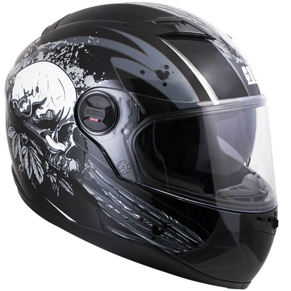 Casco Integrale per Scooter Visiera Lunga CGM San Diego 308S Nero Varie Misure sconto