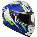 Casco Integrale per Scooter Visiera Lunga CGM Suzuka 301G Blu Opaco Varie Misure-1