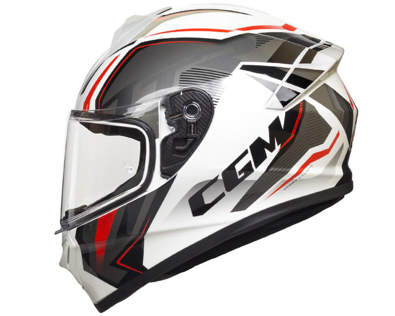 Casco Integrale per Scooter Visiera Lunga CGM Suzuka 301G Bianco Varie Misure-2