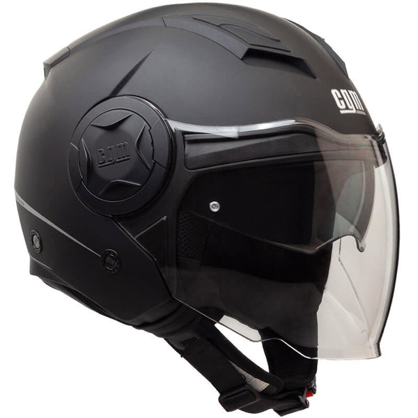 Casco Jet per Scooter Visiera Lunga CGM Illinois 129A Nero Opaco Varie Misure prezzo