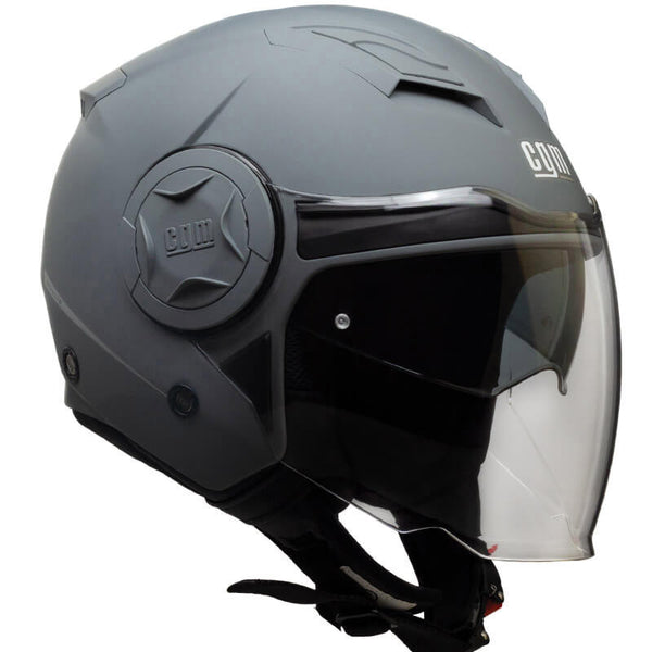 prezzo Casco Jet per Scooter Visiera Lunga CGM Illinois 129A Grigio Opaco Varie Misure