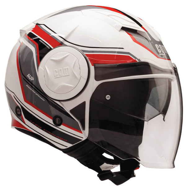 sconto Casco Jet per Scooter Visiera Lunga CGM Chicago 129G Bianco Varie Misure