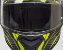 Casco Integrale per Scooter Visiera Lunga CGM Montegi 301S Giallo Fluo Opaco Varie Misure-4