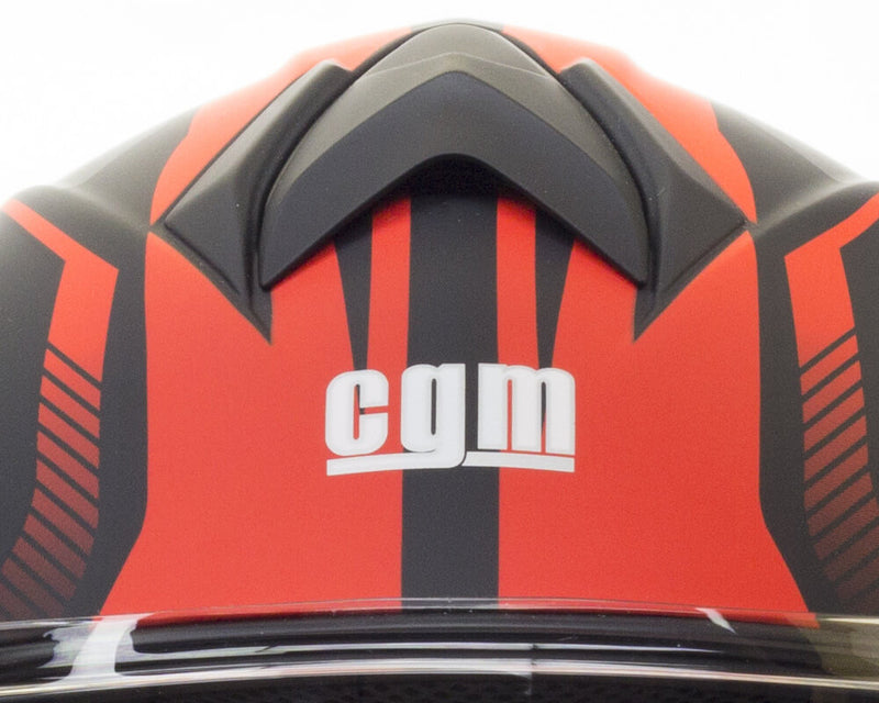 Casco Integrale per Scooter Visiera Lunga CGM Montegi 301S Rosso Opaco Varie Misure-3