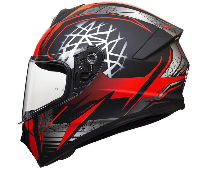 Casco Integrale per Scooter Visiera Lunga CGM Montegi 301S Rosso Opaco Varie Misure-5