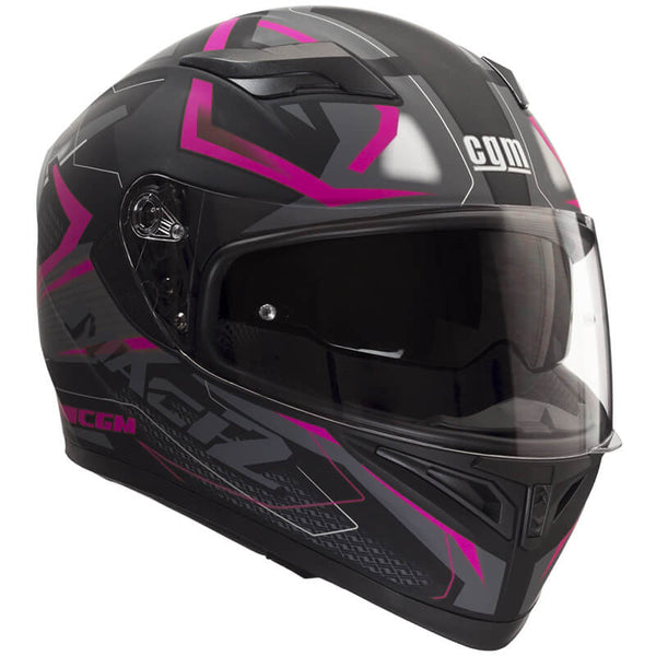 Casco Integrale per Scooter Visiera Lunga CGM Mach 2 316G Fucsia Fluo Opaco Varie Misure acquista