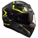 Casco Integrale per Scooter Visiera Lunga CGM Mach 2 316G Giallo Fluo Opaco Varie Misure-1