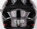 Casco Integrale per Scooter Visiera Lunga CGM Mach 2 316G Nero Varie Misure-4