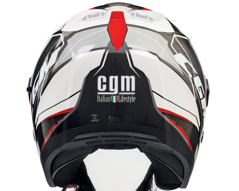 Casco Jet per Scooter Visiera Lunga CGM Mayer 130X Rosso Varie Misure-6