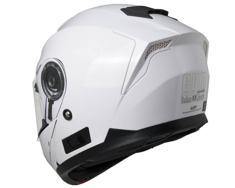 Casco Integrale per Scooter Visiera Lunga CGM Osaka 506A Bianco Varie Misure-3