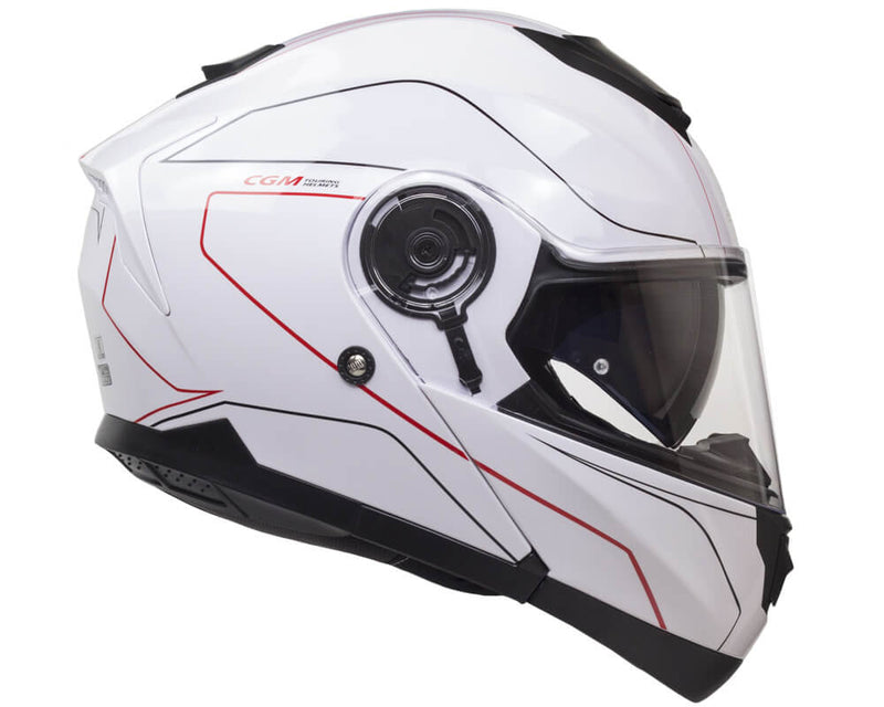 Casco Integrale per Scooter Visiera Lunga CGM Kyoto 506G Bianco Varie Misure-4