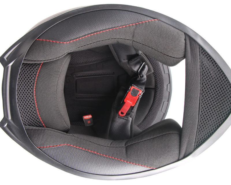 Casco Integrale per Scooter Visiera Lunga CGM Valencia 307A Nero Opaco Varie Misure-5