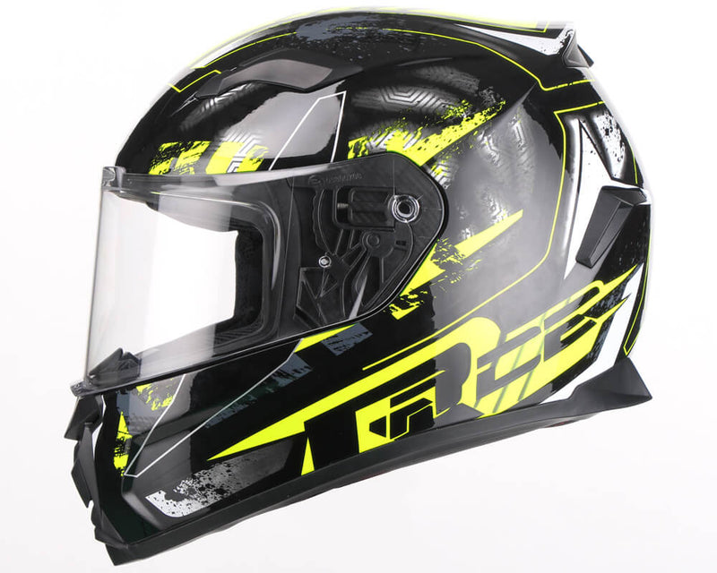 Casco Integrale per Scooter Visiera Lunga CGM Jerez 307G Giallo Fluo Varie Misure-2