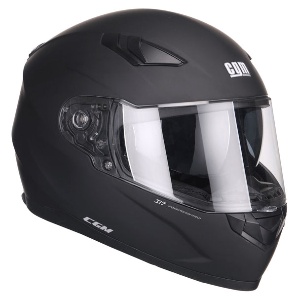 Casco Integrale per Scooter Visiera Lunga CGM Liverpool 317A Nero Opaco Varie Misure acquista