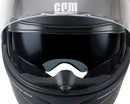 Casco Integrale per Scooter Visiera Lunga CGM Berlino 508A Nero Opaco Varie Misure-6