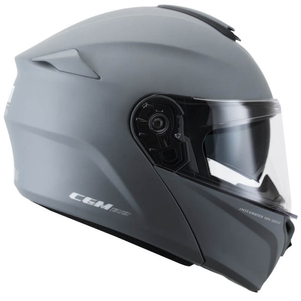 Casco Integrale per Scooter Visiera Lunga CGM Berlino 508A Grigio Opaco Varie Misure online