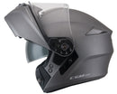 Casco Integrale per Scooter Visiera Lunga CGM Berlino 508A Grigio Opaco Varie Misure-2