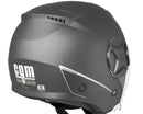 Casco Jet per Scooter Visiera Lunga CGM Illinois 129A Antracite Opaco Varie Misure-4