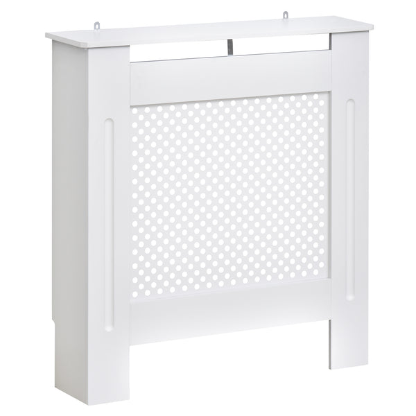 sconto Copritermosifone in Legno a Griglia Bianco 78x82x19 cm