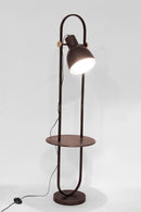 Lampada da Terra Piantana Ø38x141 cm 1 Luce E27 con Mensola-4