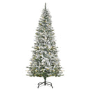 Albero di Natale Artificiale 210 cm 829 Rami 250 Luci LED Colorate Verde-1