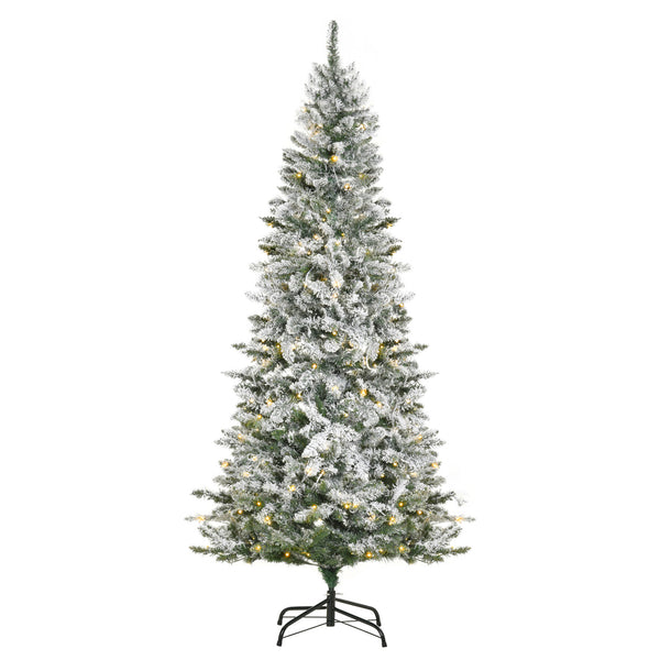 Albero di Natale Artificiale 210 cm 829 Rami 250 Luci LED Colorate Verde online