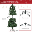 Albero di Natale Artificiale 150 cm 454 Rami Verde-4