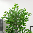 Pianta Artificiale di Ficus H135 cm con Vaso Verde-7