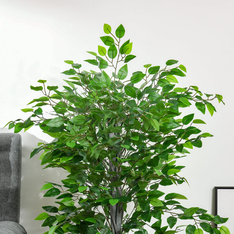 Pianta Artificiale di Ficus H135 cm con Vaso Verde – acquista su Giordano  Shop