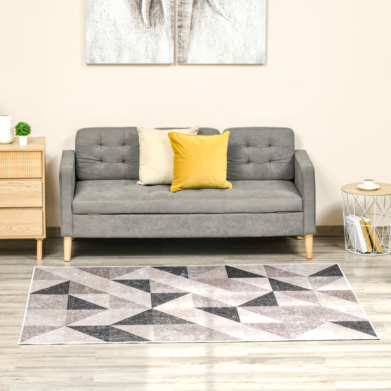 Tappeto Moderno 230x160 cm in Poliestere Grigio – acquista su Giordano Shop