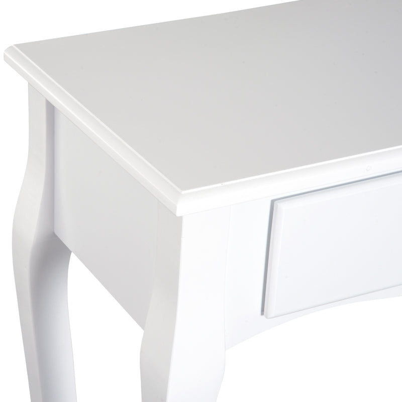 Tavolo Consolle per Ingresso Bianco Opaco 100x33x76 cm – acquista