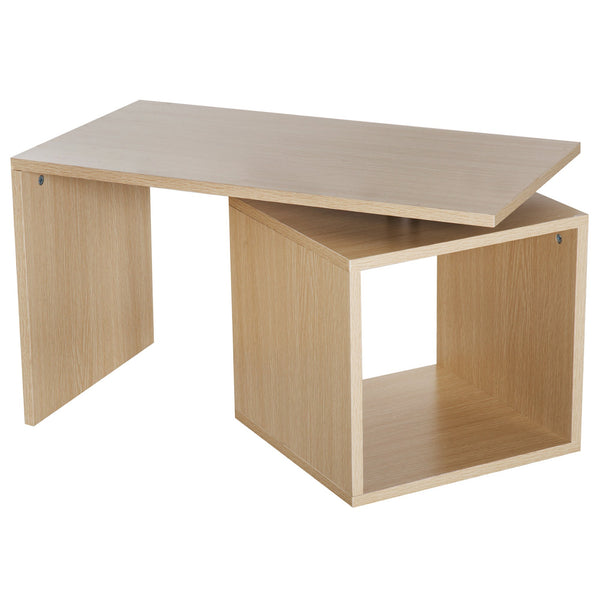 Tavolino da Salotto in Legno MDF Legno Naturale 77x40x44 cm sconto