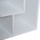 Libreria a 3 livelli in Legno Bianco 45x40x55 cm -7