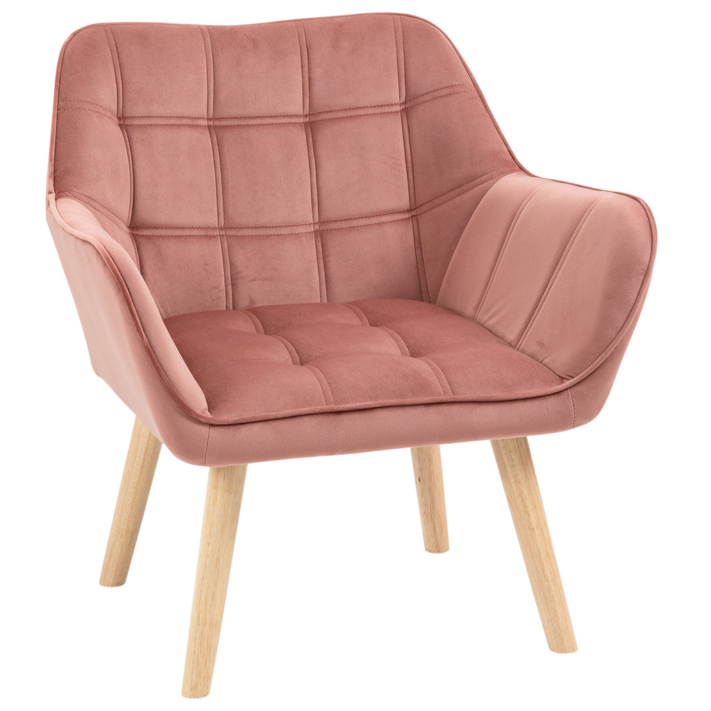 Poltroncina Imbottita per Bambini 57x42x45 cm con Poggiapiedi Rosa –  acquista su Giordano Shop