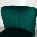 Sedia Imbottita 57x68x76 cm in Tessuto  Verde-10