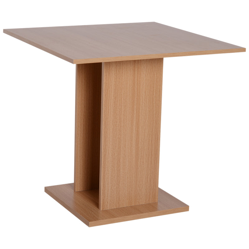 Tavolo da Pranzo Design Moderno in Legno 80x80x76.5 cm -8