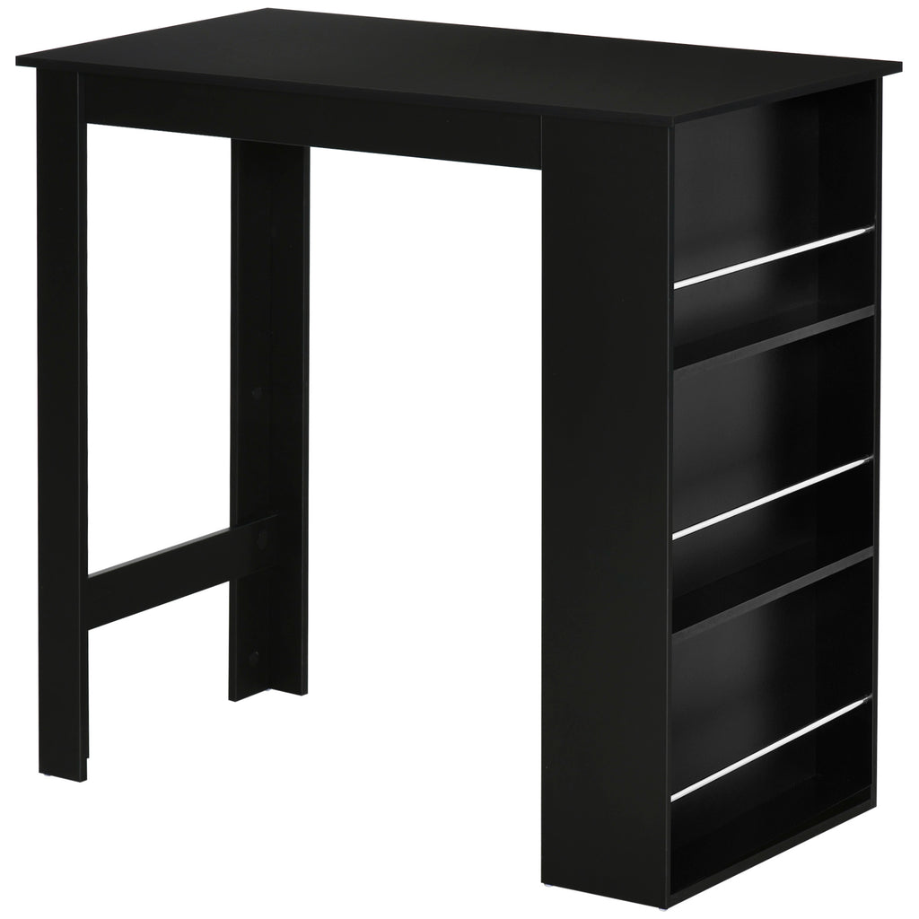 Tavolo Alto da Bar 118x58x108 cm in Legno e Acciaio Marrone e Nero –  acquista su Giordano Shop