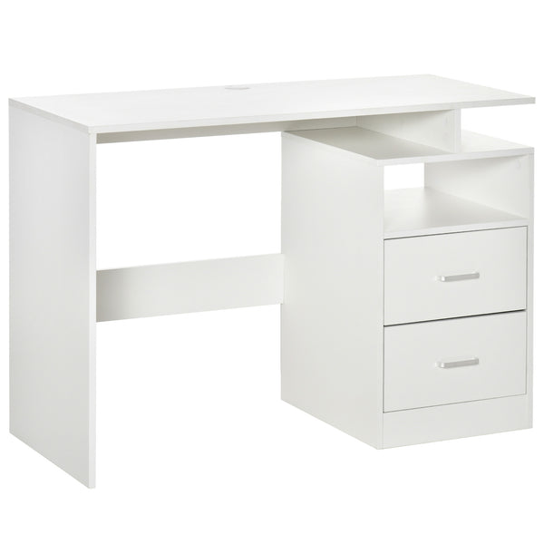 sconto Scrivania da Ufficio 108x48x76 cm in Legno Bianco