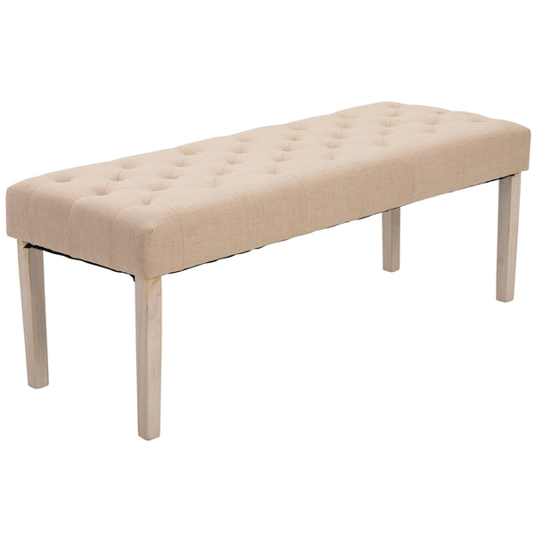 online Panca in Tessuto Poliestere 133x 49x50 cm   Beige